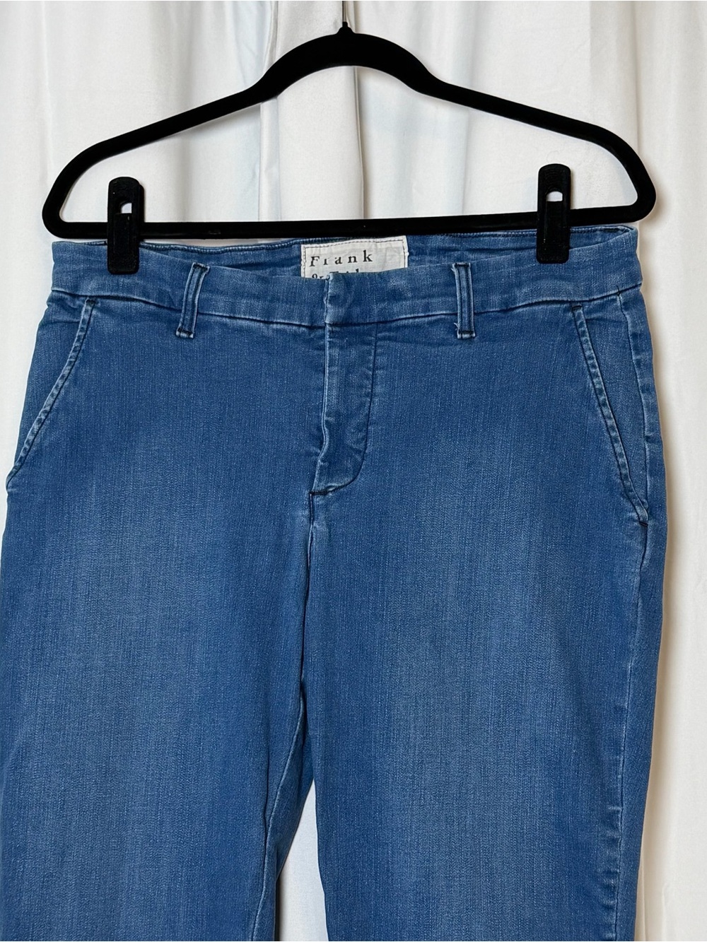 Frank & Eileen Wicklow Mid Rise Denim Pants Blue Size 12 - Picture 5 of 10